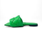 Bottega Veneta Lido Flat Sandals Green – Size 37 - Image 2