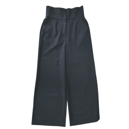 Dolce & Gabbana Stretch Wool High-Waist Trousers Black – Size 40