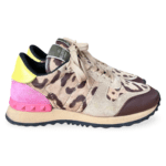 Valentino Rockrunner Leopard Print Sneakers β Size 36 - Image 3
