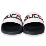 Gucci Off-White Stripe Rubber Slide Sandals – Size 38 - Image 8