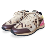 Valentino Rockrunner Leopard Print Sneakers β Size 36
