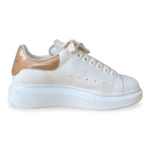 Alexander McQueen Oversized White Leather Sneakers – Size 37 - Image 6