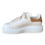 Alexander McQueen Oversized White Leather Sneakers – Size 37 - Image 5