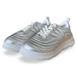 Love Moschino Patented Metallic Leather Sneakers – Size 40