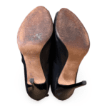 Giuseppe Zanotti Black Leather Peep Toe Ankle Boots – Size 40.5 - Image 8