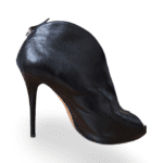 Giuseppe Zanotti Black Leather Peep Toe Ankle Boots – Size 40.5 - Image 6