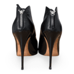 Giuseppe Zanotti Black Leather Peep Toe Ankle Boots – Size 40.5 - Image 7