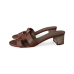 Hermès Brown Oasis Sandals – Size 38 - Image 3