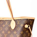 Louis Vuitton Neverfull MM Tote Bag in Monogram Coated Canvas with Natural Cowhide Leather Trim - Image 4