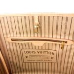 Louis Vuitton Neverfull MM Tote Bag in Monogram Coated Canvas with Natural Cowhide Leather Trim - Image 7