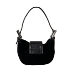Fendi Black Neoprene Mini Croissant Bag - Image 6
