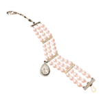 Valentino Garavani VLogo Pearl & Crystal Multi-Strand Bracelet