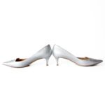 Jimmy Choo Attila Pumps Grey Textured Leather – Size 36 - Image 3