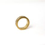Fendi “F Is Fendi” Ring – Gold-Finish Metal with Natural Crystals - Image 5