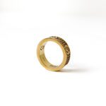 Fendi “F Is Fendi” Ring – Gold-Finish Metal with Natural Crystals - Image 4