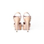 Saint Laurent Tribute Platform Sandals Light Pink Patent Leather – Size 37 - Image 3