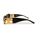 Balenciaga Dynasty Rectangle BB0096S Sunglasses - Image 2
