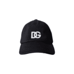 Dolce & Gabbana DG Logo Cotton-Blend Trucker Hat  Black – Size L