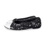 Chanel Tweed CC Ballet Flats – Size 41 C - Image 3
