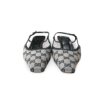 Gucci Original GG Monogram Demi-Heel Slingback Pumps – Size 41.5 - Image 2
