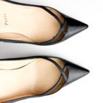 Christian Louboutin Princess Leather & Glitter Pumps — Size 38.5 - Image 8