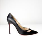 Christian Louboutin Princess Leather & Glitter Pumps — Size 38.5 - Image 2