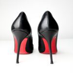 Christian Louboutin Princess Leather & Glitter Pumps — Size 38.5 - Image 5