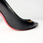 Christian Louboutin Princess Leather & Glitter Pumps — Size 38.5 - Image 4