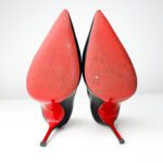 Christian Louboutin Princess Leather & Glitter Pumps — Size 38.5 - Image 7