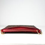 Louis Vuitton Pallas Monogram Canvas with Red Leather Trim  Clutch - Image 4
