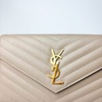 Saint Laurent Cassandre Envelope Chain Wallet - Image 3