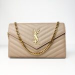 Saint Laurent Cassandre Envelope Chain Wallet