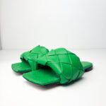 Bottega Veneta Lido Flat Sandals Green – Size 37