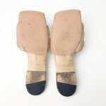 Bottega Veneta Padded Flat Sandals in Beige - Image 4