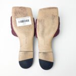 Bottega Veneta Burgundy Leather Lido Flat Slide Sandals – Size 36.5 - Image 5