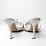 Bottega Veneta White Lido Mule Sandals – Size 36.5 - Image 5