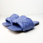 Bottega Veneta Wisteria Intrecciato Lido Flat Sandals – Size 36.5