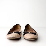 Christian Dior Blush Pink Quilted Cannage Leather with Black Bow My Dior Ballet Flats — Size 40 - Image 3