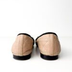 Christian Dior Blush Pink Quilted Cannage Leather with Black Bow My Dior Ballet Flats — Size 40 - Image 7