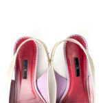 Carolina Herrera Size 40 Beige Orange Cap Toe Slingback – Authenticated Investment Piece | Shaikha's Luxury Closet Abu Dhabi - Image 7