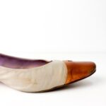 Carolina Herrera Size 40 Beige Orange Cap Toe Slingback – Authenticated Investment Piece | Shaikha's Luxury Closet Abu Dhabi - Image 6