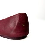 Gucci Burgundy Leather GG Logo Ballet Flats — Size 39 - Image 8