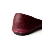 Gucci Burgundy Leather GG Logo Ballet Flats — Size 39 - Image 9