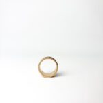 Boucheron 18K Yellow, White & Rose Gold with Brown PVD and Pavé Diamonds  Quatre Classique Large Band Ring — Size 55 - Image 5