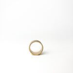 Boucheron 18K Yellow, White & Rose Gold with Brown PVD and Pavé Diamonds  Quatre Classique Large Band Ring — Size 55 - Image 6