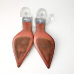 Amina Muaddi x AWGE Phoenix Glass PVC Slingback Pumps – Size 38 - Image 7