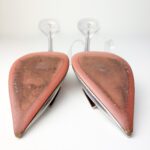 Amina Muaddi x AWGE Phoenix Glass PVC Slingback Pumps – Size 38 - Image 8