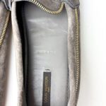 Louis Vuitton Oxford Loafers in Grey Suede with Gold-Tone Zip & LV Hardware — Size 39 - Image 4