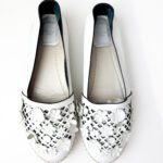 Christian Dior Granville “Flore” Espadrilles in White Laser-Cut Leather with Floral Appliqué — Size 38.5 - Image 3
