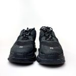 Balenciaga Triple S Sneakers in Black Leather and Mesh β Size 39 - Image 3